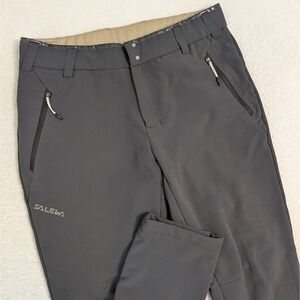 SALEWA Gore Windstopper Durastretch Women's 31"x32" Regular Pants Gray‎